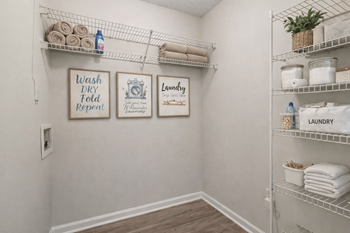 Washer & dryer connections (select homes)